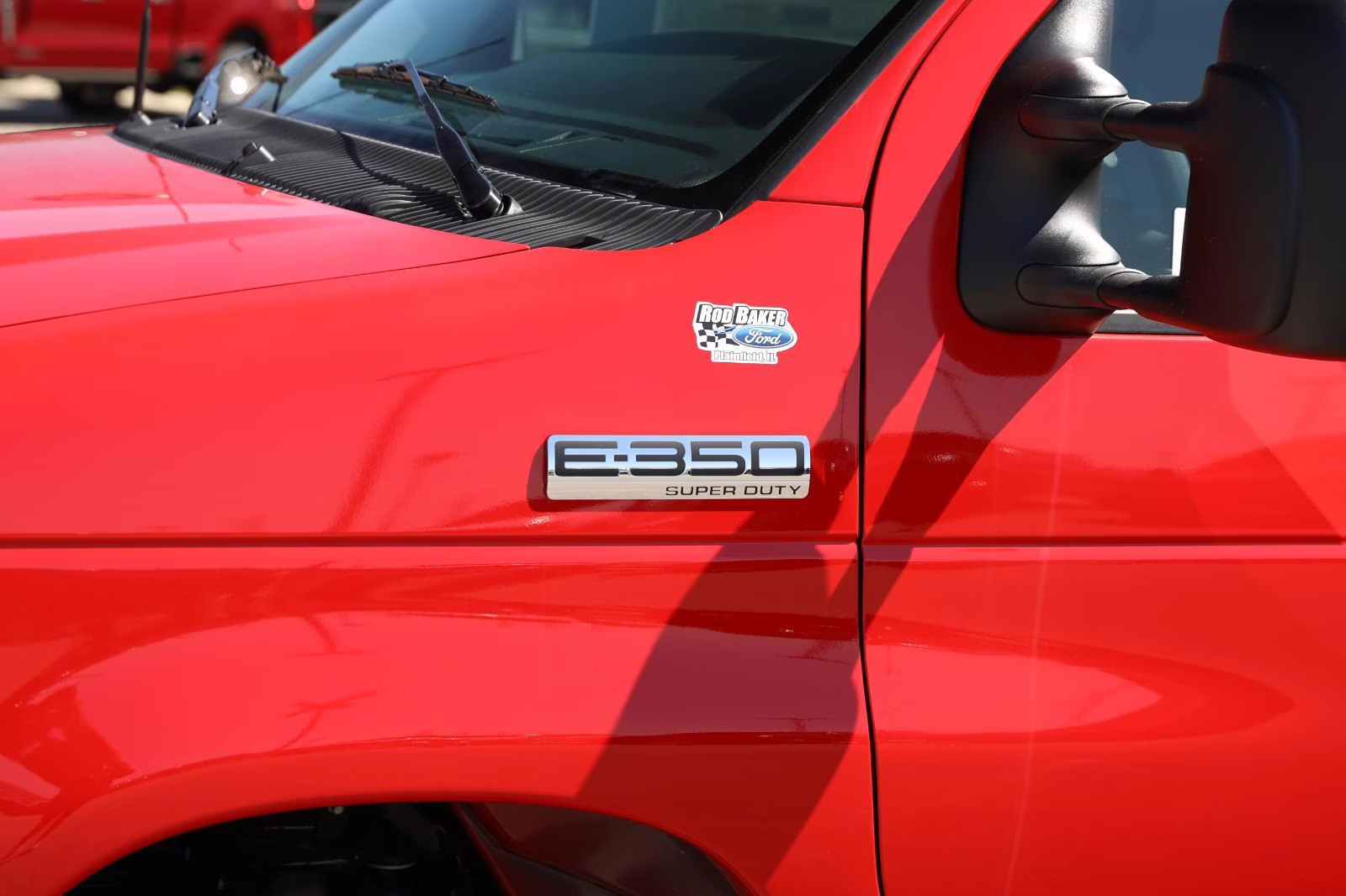 2026 Race Red Ford E-Series Cutaway Base RWD Chassis