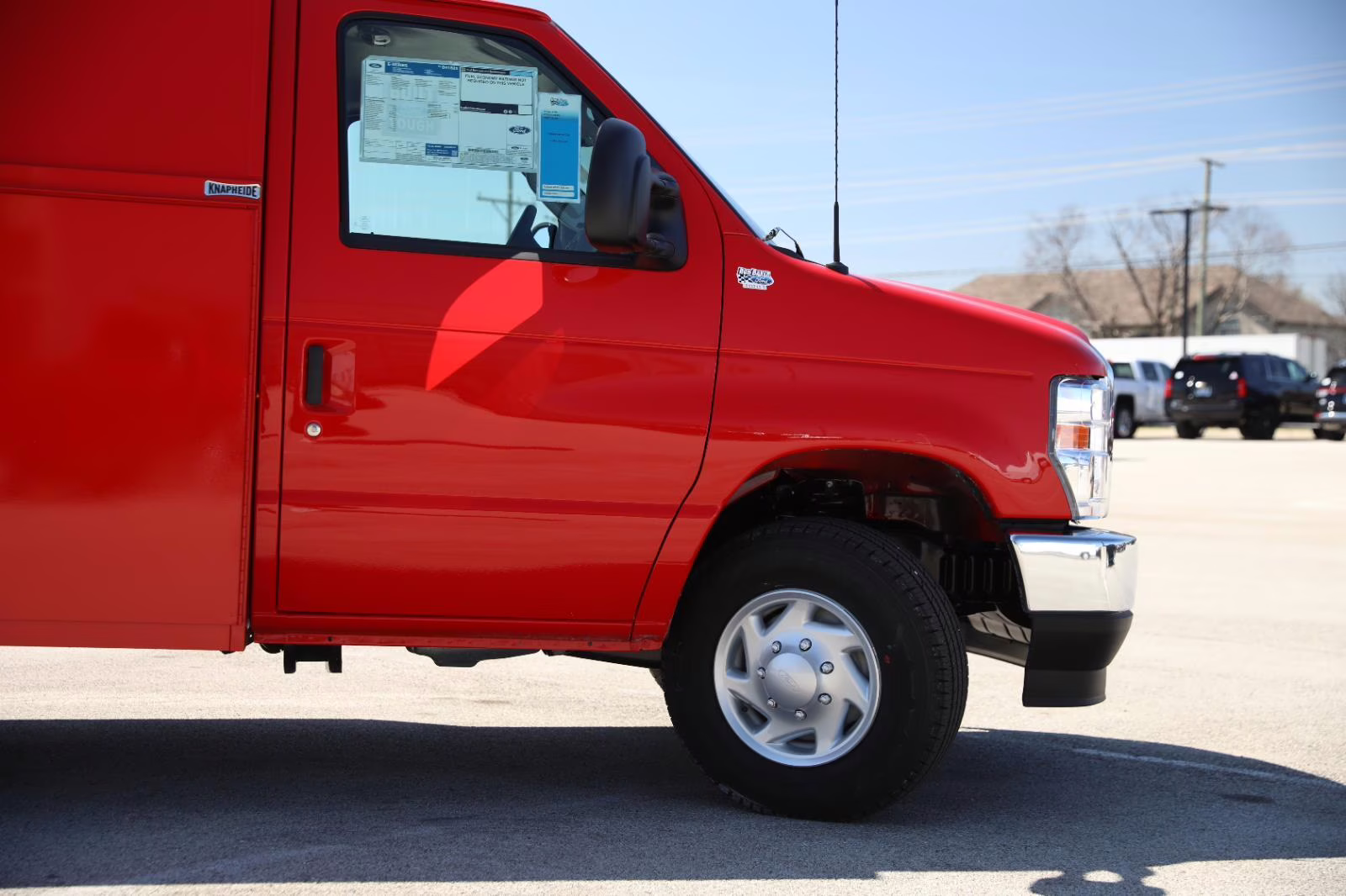 2026 Race Red Ford E-Series Cutaway Base RWD Chassis