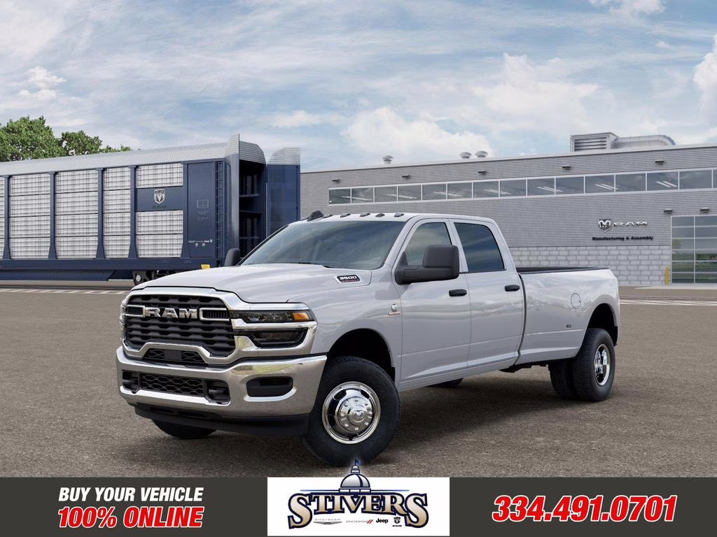 2026 Bright White Clearcoat Ram 3500 Tradesman 4X4 Truck
