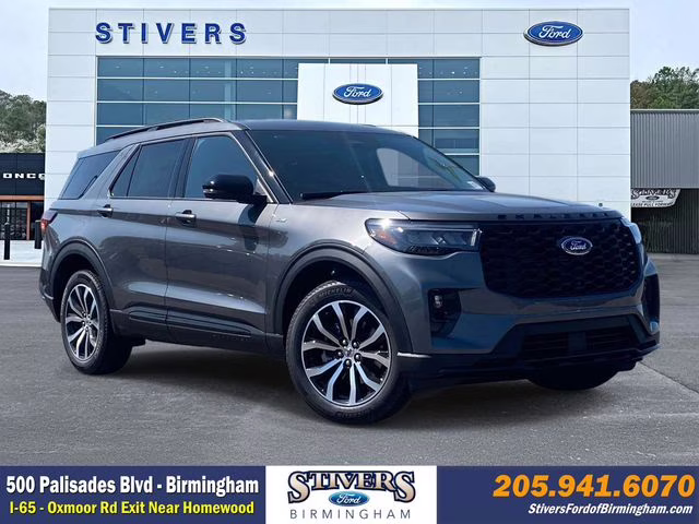 2026 Carbonized Gray Metallic Ford Explorer ST-Line RWD SUV