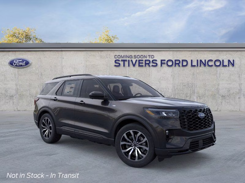 2026 Agate Black Metallic Ford Explorer ST-Line RWD SUV
