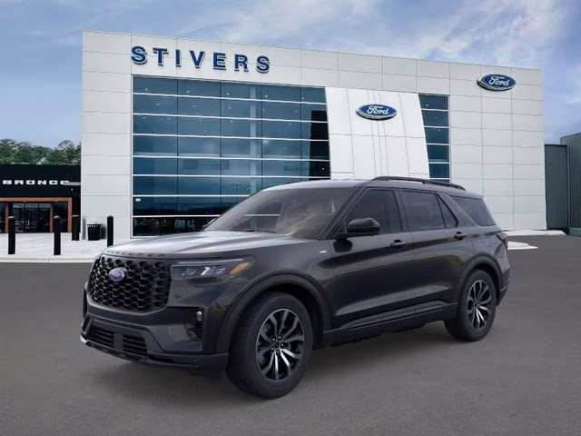 2026 Agate Black Metallic Ford Explorer ST-Line RWD SUV