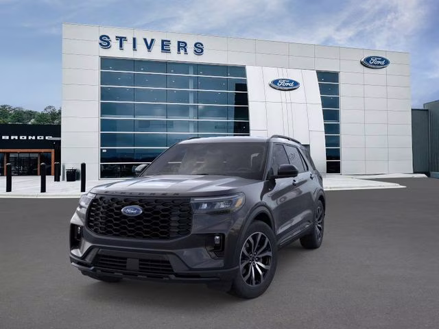 2026 Agate Black Metallic Ford Explorer ST-Line RWD SUV