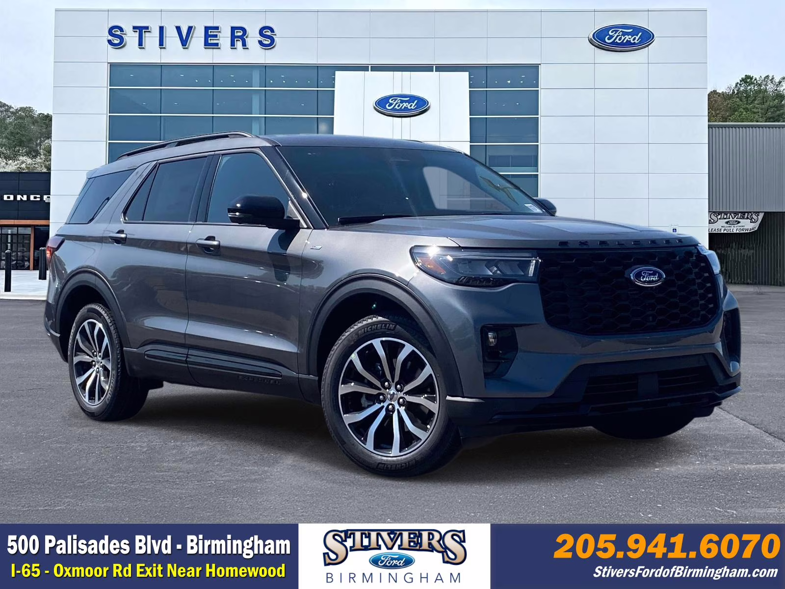 2026 Carbonized Gray Metallic Ford Explorer ST-Line RWD SUV