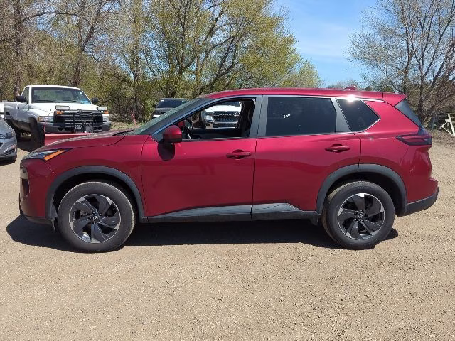 2025 Scarlet Ember Tintcoat Nissan Rogue SV AWD SUV