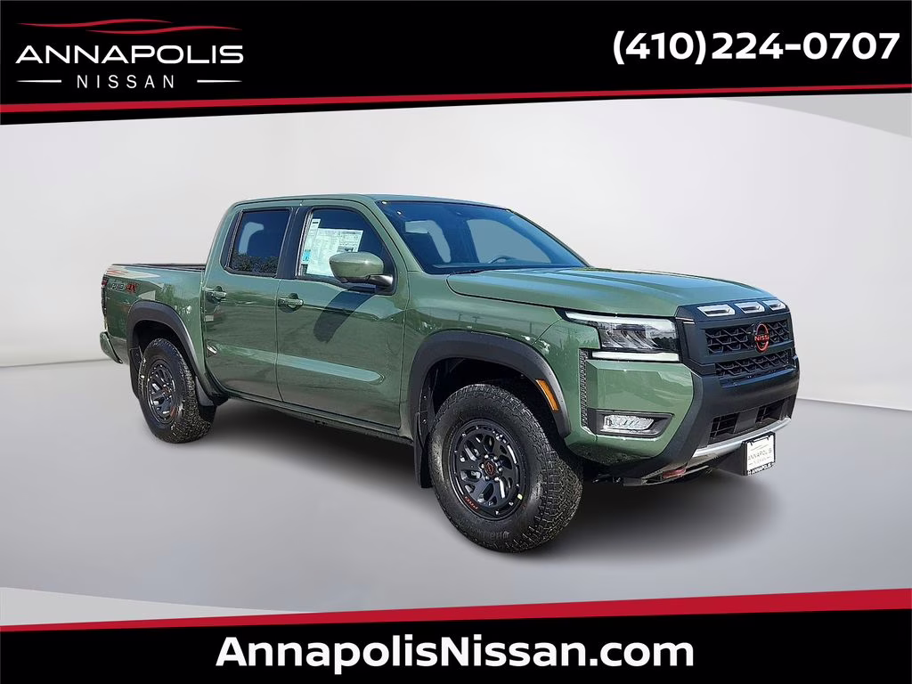 2026 Tactical Green Metallic Nissan Frontier PRO-4X 4X4 Truck