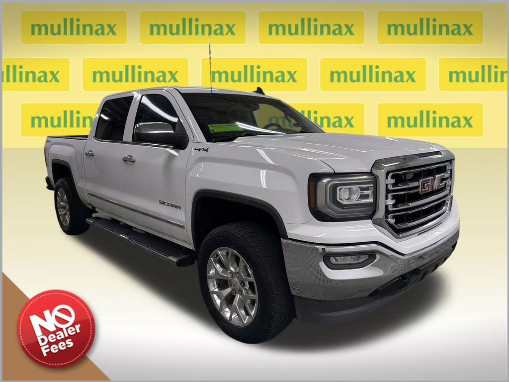 2016 Summit White GMC Sierra 1500 SLT 4X4 Truck