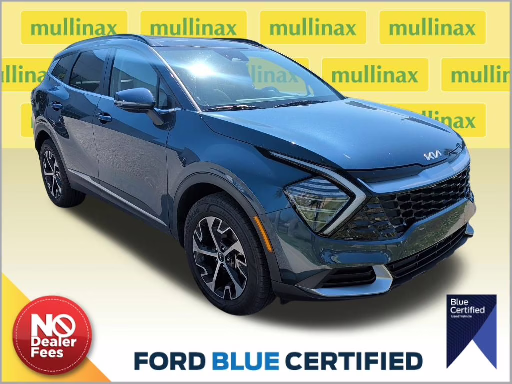 2025 Vesta Blue Kia Sportage Hybrid EX AWD SUV