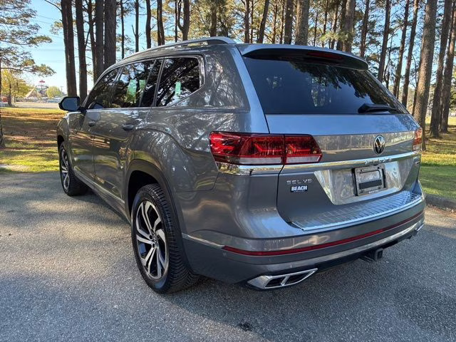 2021 Platinum Gray Metallic Volkswagen Atlas 3.6L V6 SEL Premium R-Line AWD SUV