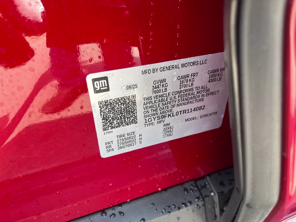 2026 Radiant Red Tintcoat Cadillac Escalade Sport 4X4 SUV