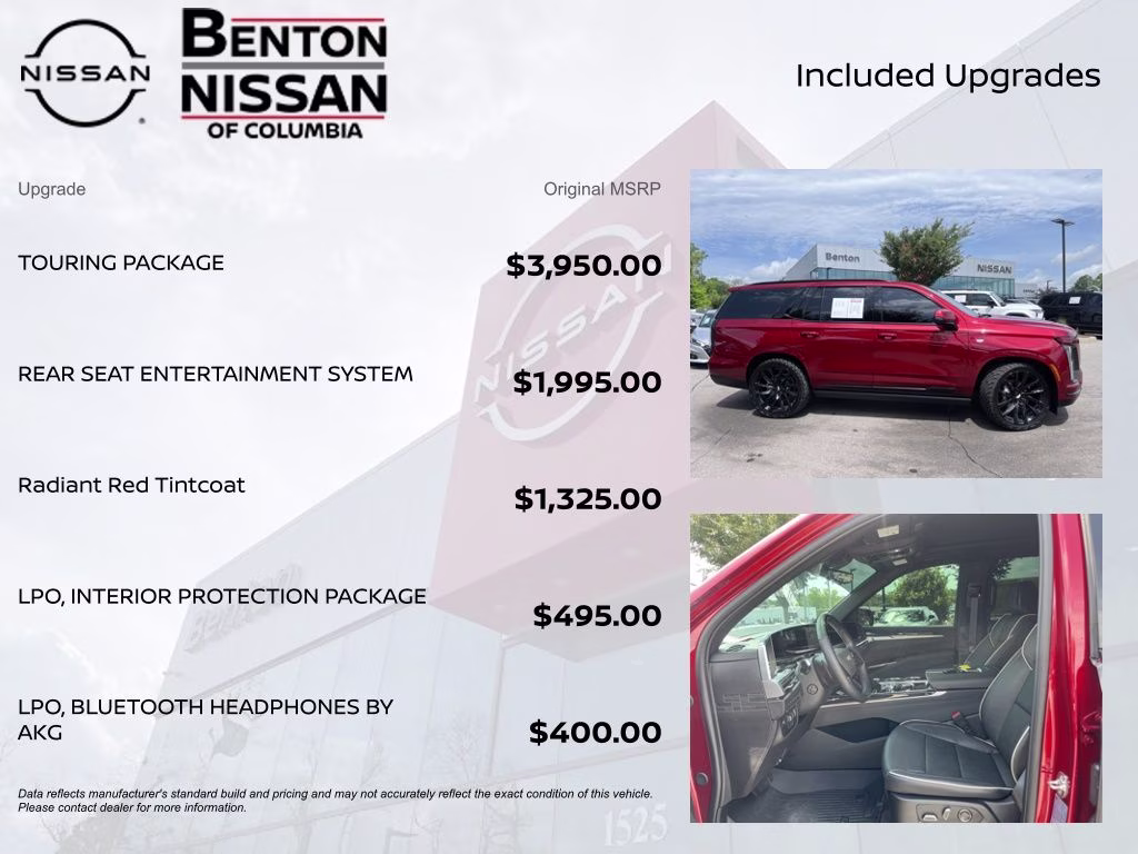 2026 Radiant Red Tintcoat Cadillac Escalade Sport 4X4 SUV