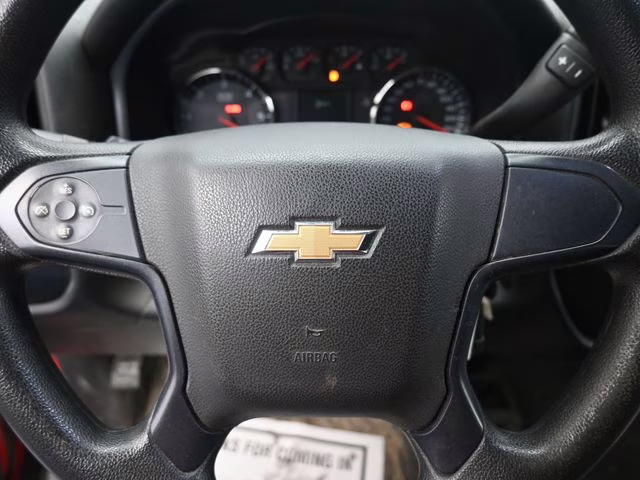 2018 Red Hot Chevrolet Silverado 1500 Custom 4X4 Truck