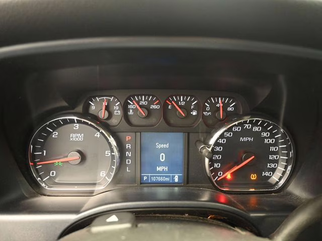 2018 Red Hot Chevrolet Silverado 1500 Custom 4X4 Truck