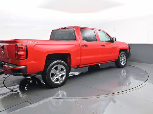 2018 Red Hot Chevrolet Silverado 1500 Custom 4X4 Truck