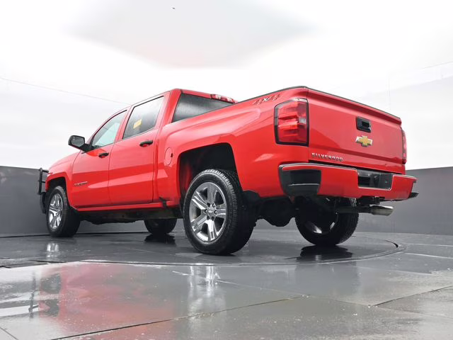 2018 Red Hot Chevrolet Silverado 1500 Custom 4X4 Truck