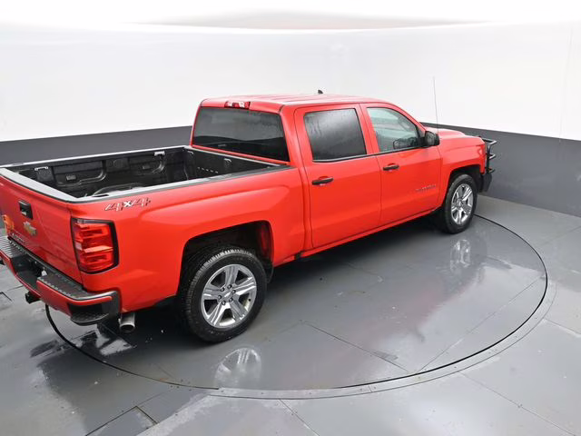 2018 Red Hot Chevrolet Silverado 1500 Custom 4X4 Truck