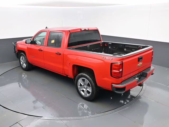 2018 Red Hot Chevrolet Silverado 1500 Custom 4X4 Truck