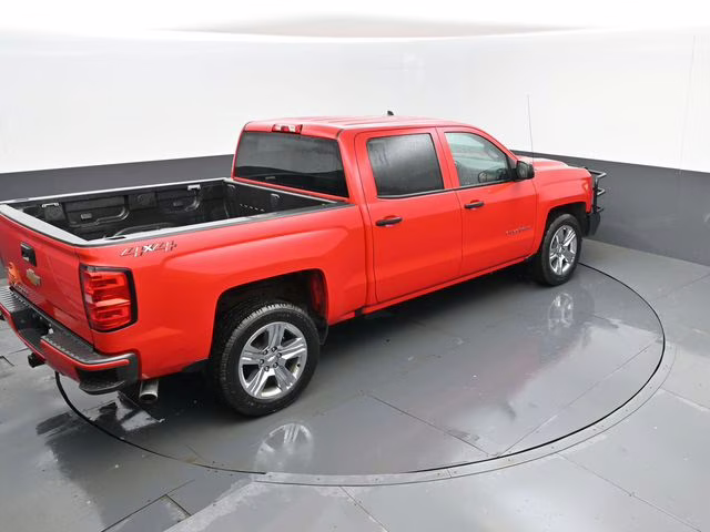 2018 Red Hot Chevrolet Silverado 1500 Custom 4X4 Truck