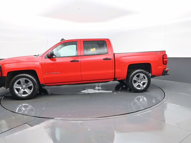 2018 Red Hot Chevrolet Silverado 1500 Custom 4X4 Truck