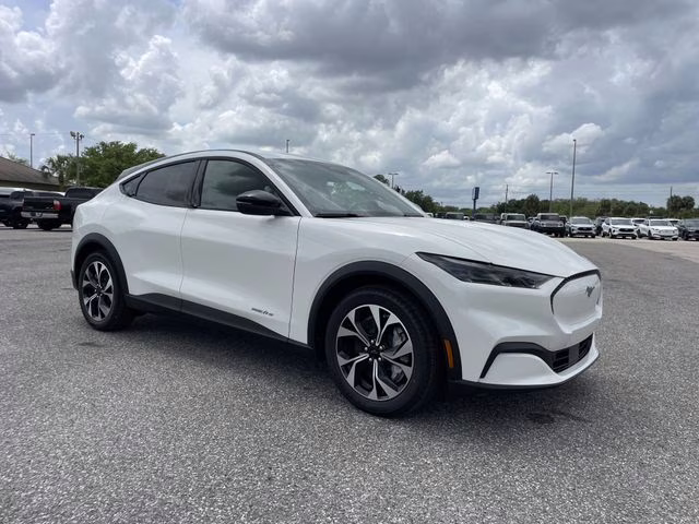 2026 Star White Metallic Tri-Coat Ford Mustang Mach-E Select RWD SUV