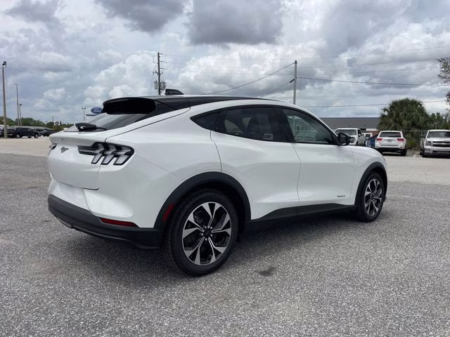 2026 Star White Metallic Tri-Coat Ford Mustang Mach-E Select RWD SUV