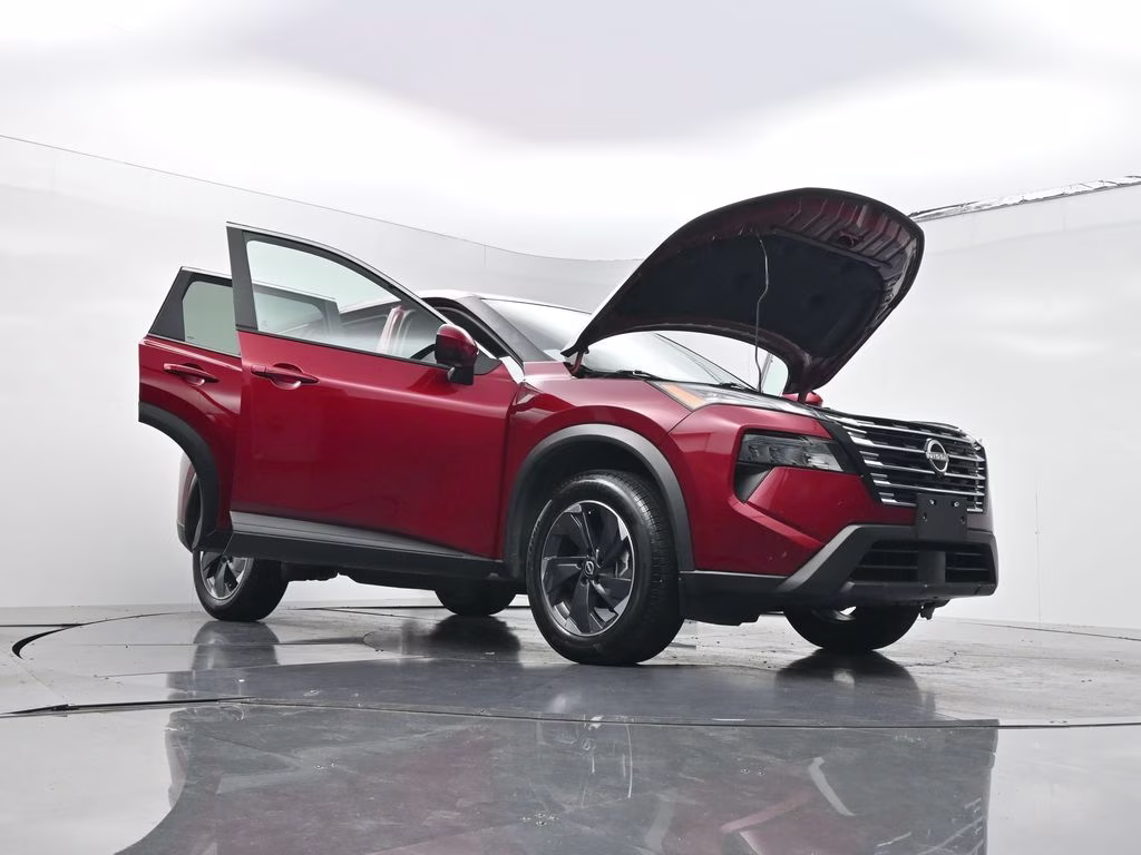 2025 Scarlet Ember Tintcoat Nissan Rogue SV AWD SUV