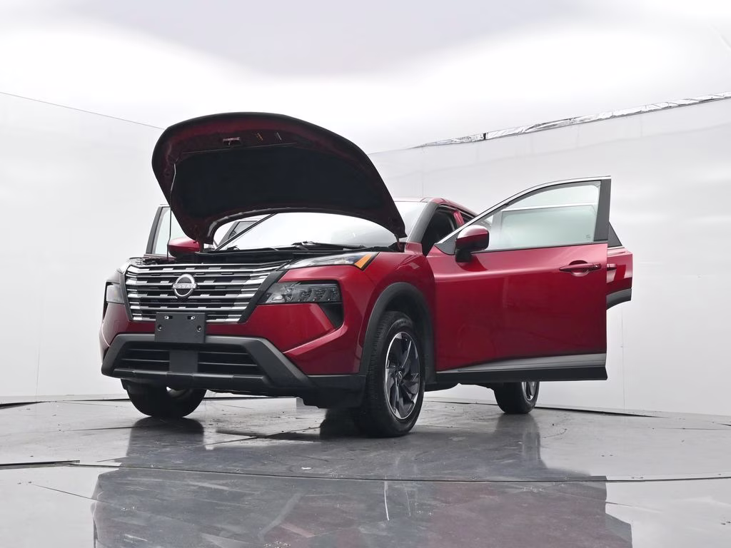 2025 Scarlet Ember Tintcoat Nissan Rogue SV AWD SUV