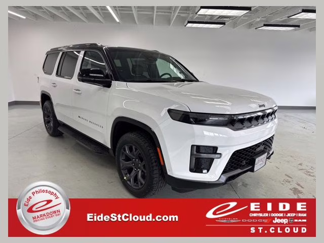 2026 Bright White Clearcoat Jeep Grand Wagoneer Upland 4X4 SUV