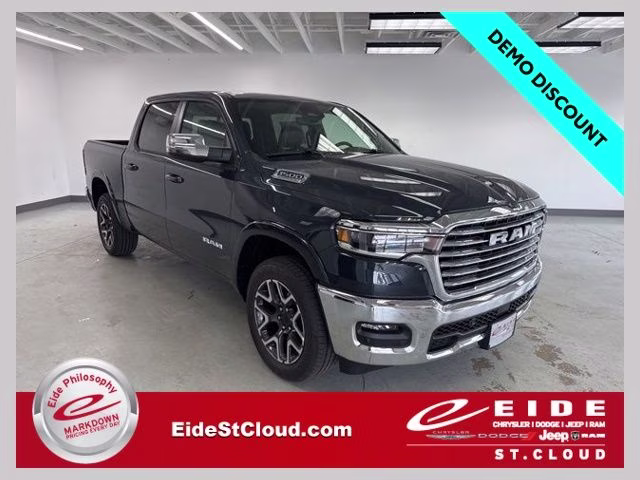 2026 Forged Blue Metallic Ram 1500 Laramie 4X4 Truck