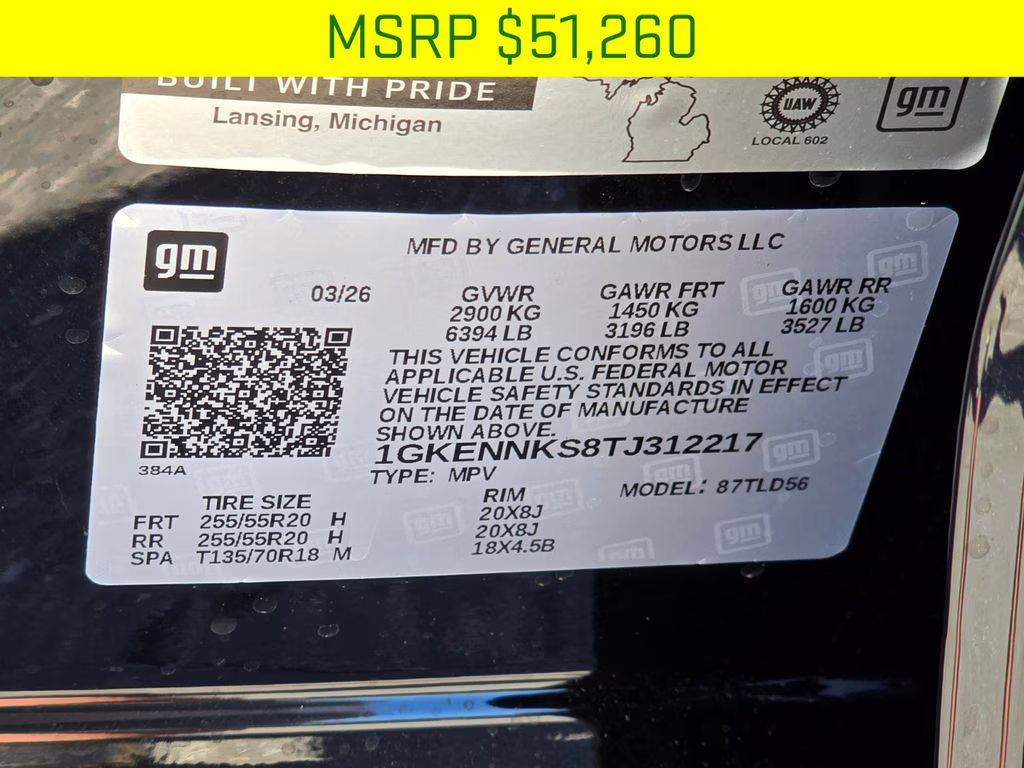 2026 Ebony Twilight Metallic GMC Acadia Elevation AWD SUV