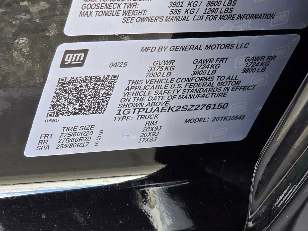 2025 Onyx Black GMC Sierra 1500 Pro 4X4 Truck