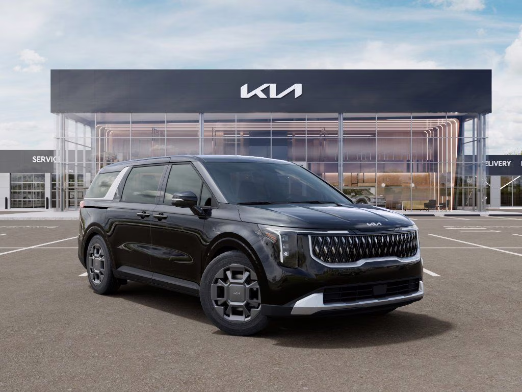 2026 Aurora Black Pearl Kia Carnival Hybrid EX FWD Van
