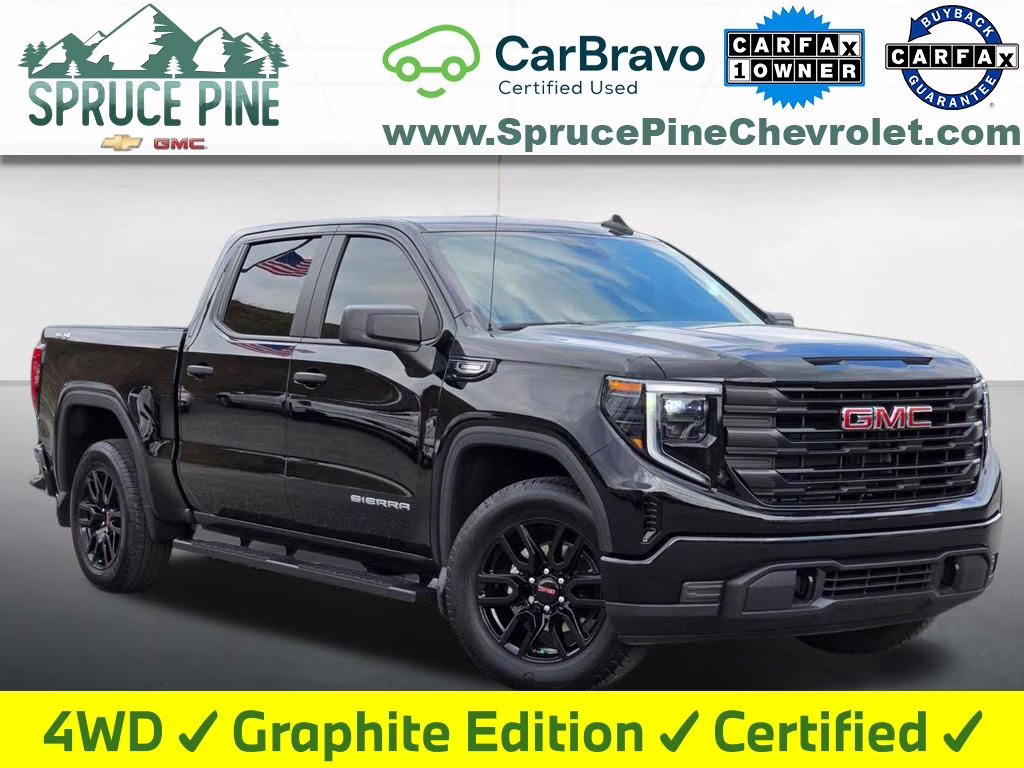 2025 Onyx Black GMC Sierra 1500 Pro 4X4 Truck