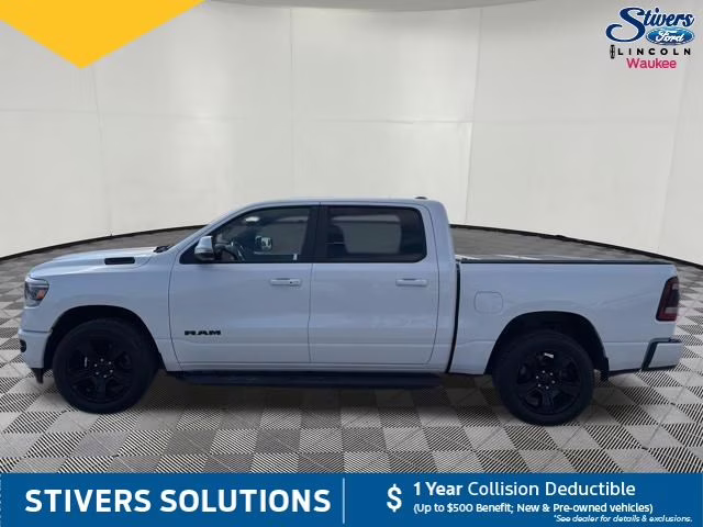 2022 Ivory White Tri-Coat Pearlcoat Ram 1500 Sport 4X4 Truck