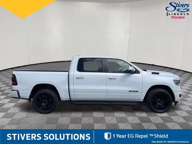 2022 Ivory White Tri-Coat Pearlcoat Ram 1500 Sport 4X4 Truck