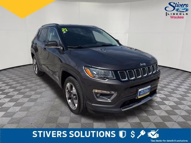 2021 Granite Crystal Metallic Clearcoat Jeep Compass Limited 4X4 SUV