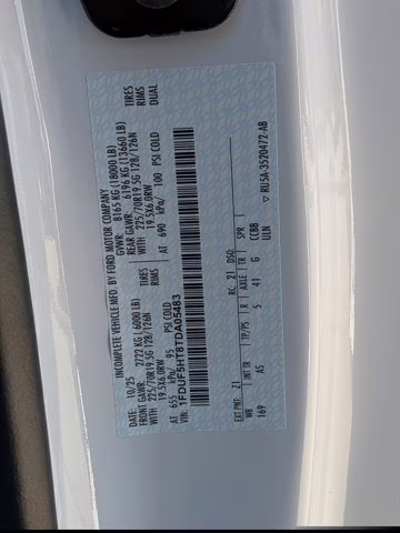 2026 Oxford White Ford Super Duty F-550 DRW XL 4X4 Truck