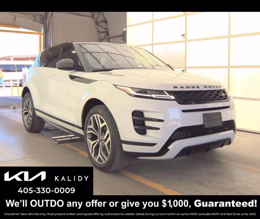 2020 Yulong White Metallic Land Rover Range Rover Evoque R-Dynamic HSE AWD SUV
