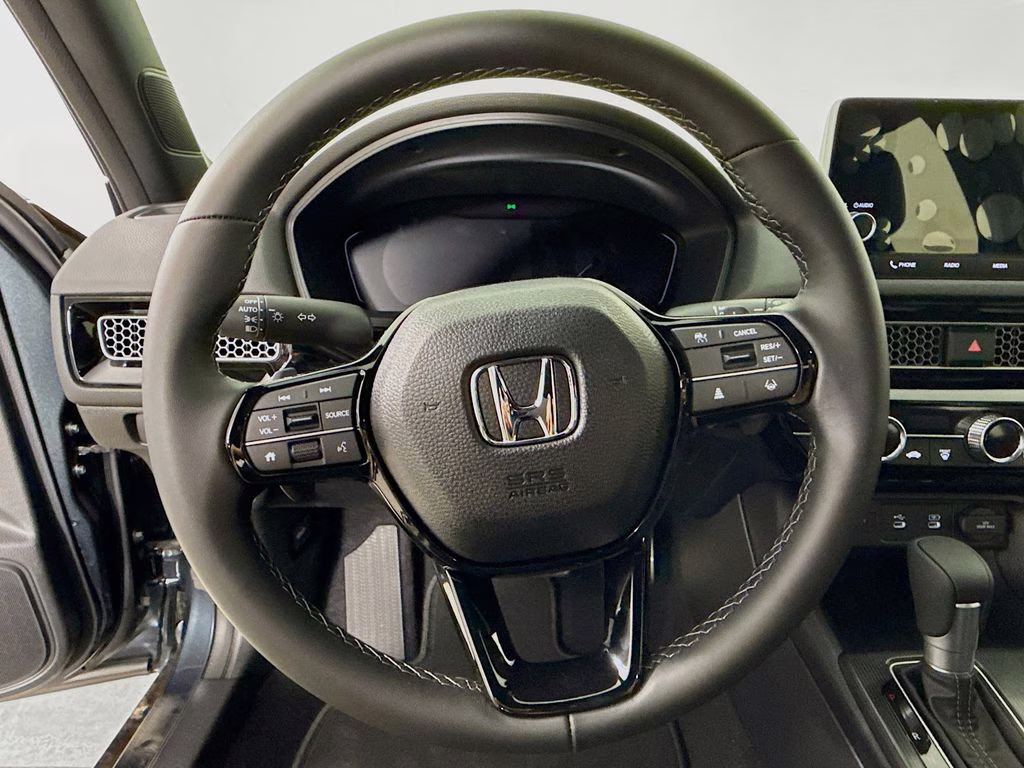 2026 Meteorite Gray Metallic Honda Civic Sport FWD Hatchback