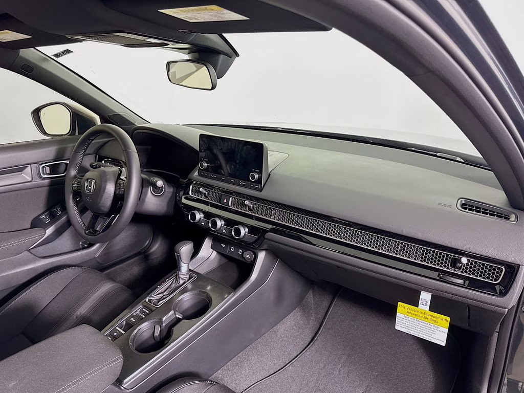 2026 Meteorite Gray Metallic Honda Civic Sport FWD Hatchback