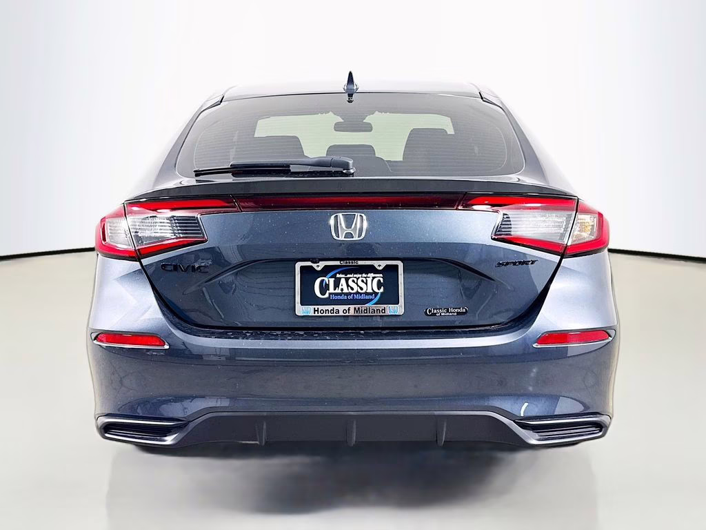 2026 Meteorite Gray Metallic Honda Civic Sport FWD Hatchback