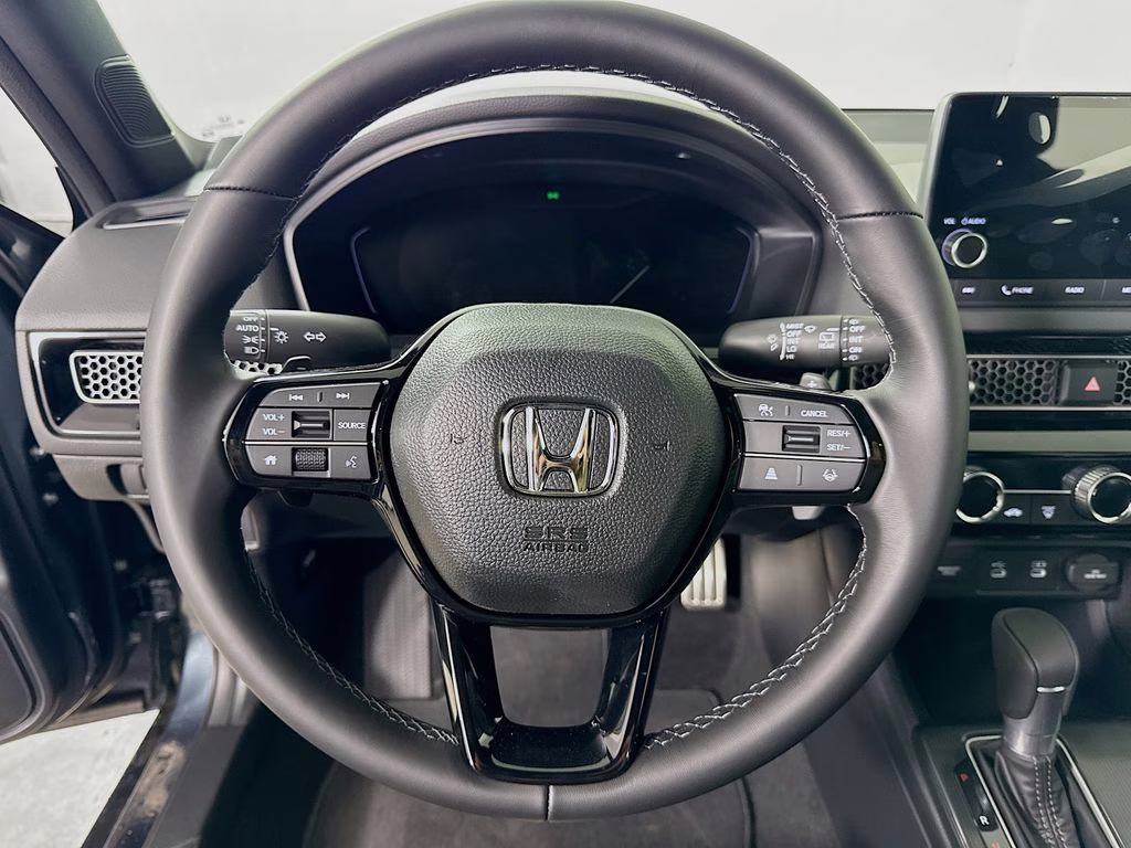 2026 Meteorite Gray Metallic Honda Civic Sport FWD Hatchback