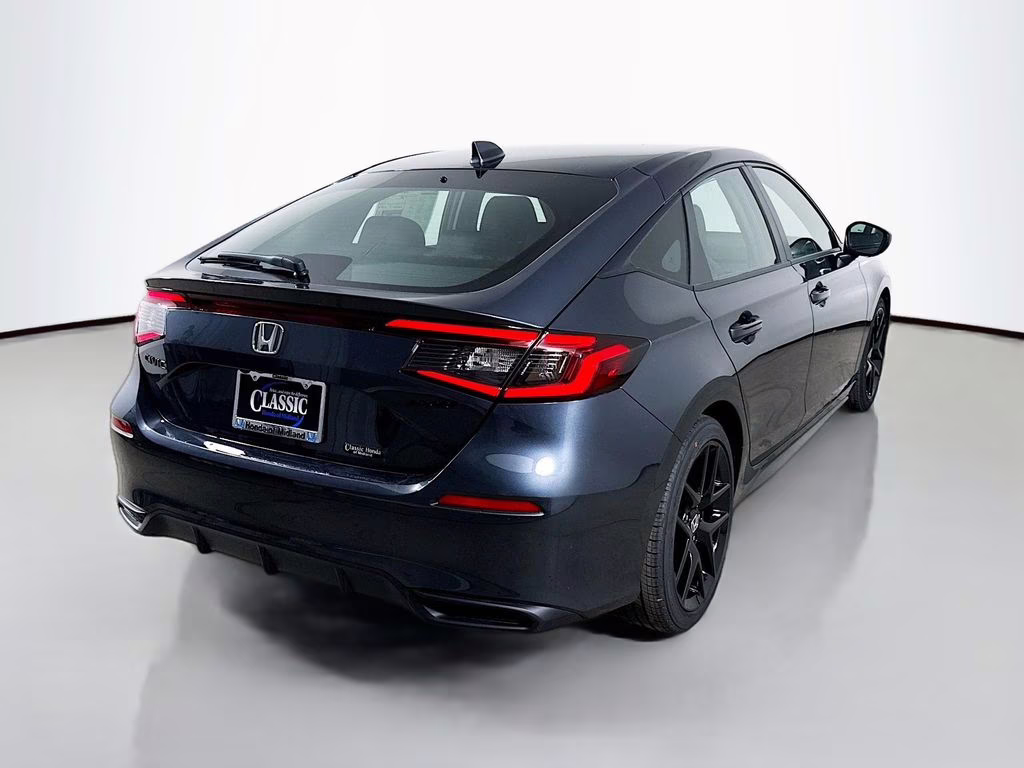 2026 Meteorite Gray Metallic Honda Civic Sport FWD Hatchback