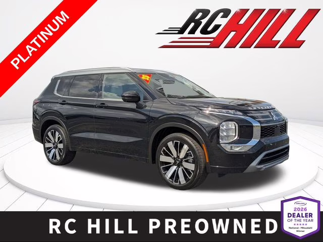 2025 Black Diamond/Alloy Silver Roof Mitsubishi Outlander Platinum Edition AWD SUV