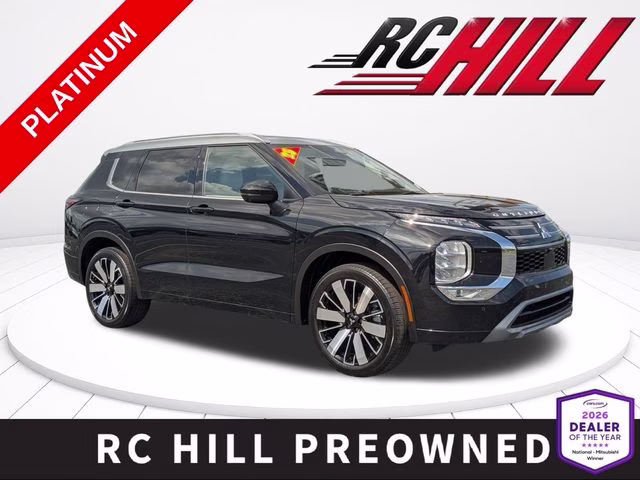 2025 Black Diamond/Alloy Silver Roof Mitsubishi Outlander Platinum Edition AWD SUV