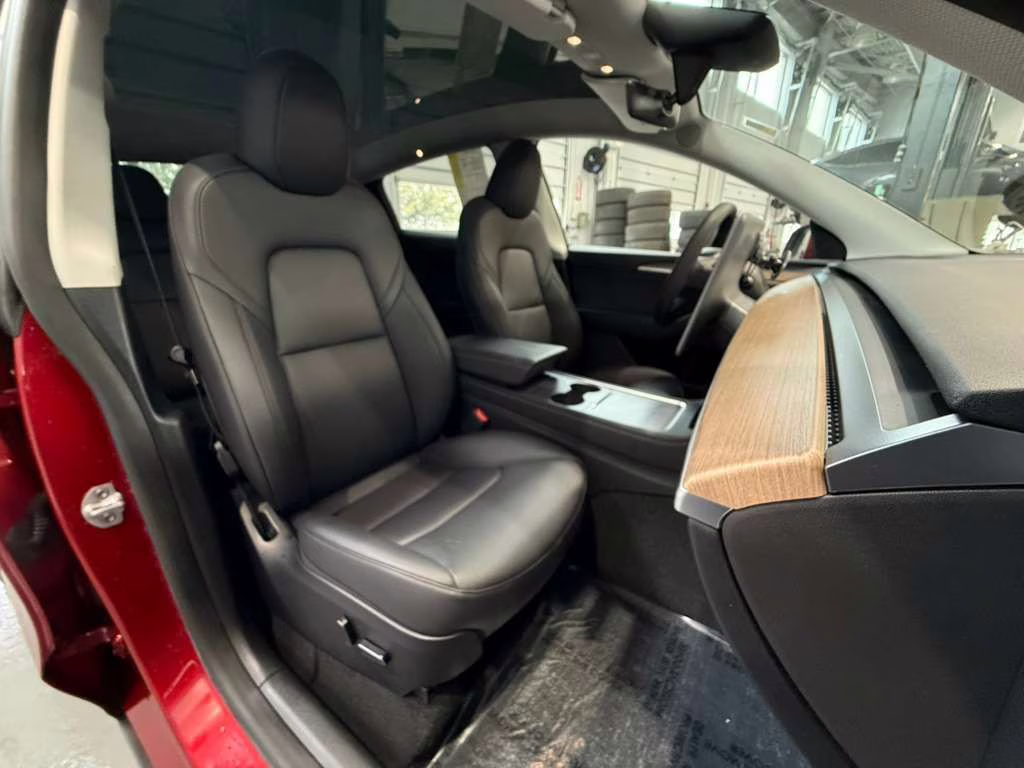 2024 Ultra Red Tesla Model Y Long Range AWD SUV