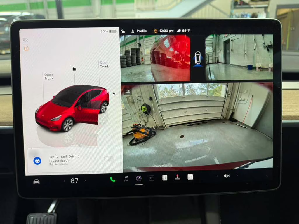 2024 Ultra Red Tesla Model Y Long Range AWD SUV