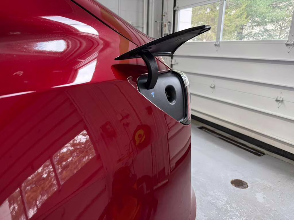 2024 Ultra Red Tesla Model Y Long Range AWD SUV