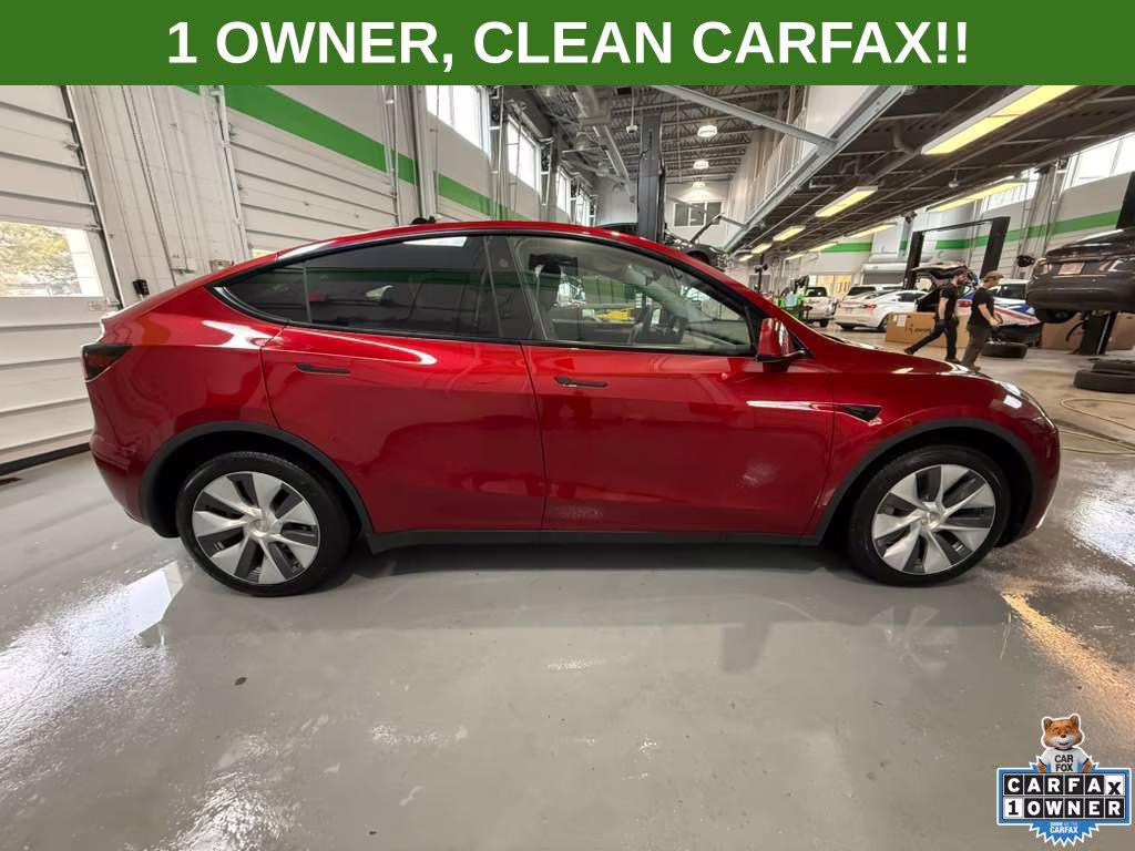 2024 Ultra Red Tesla Model Y Long Range AWD SUV