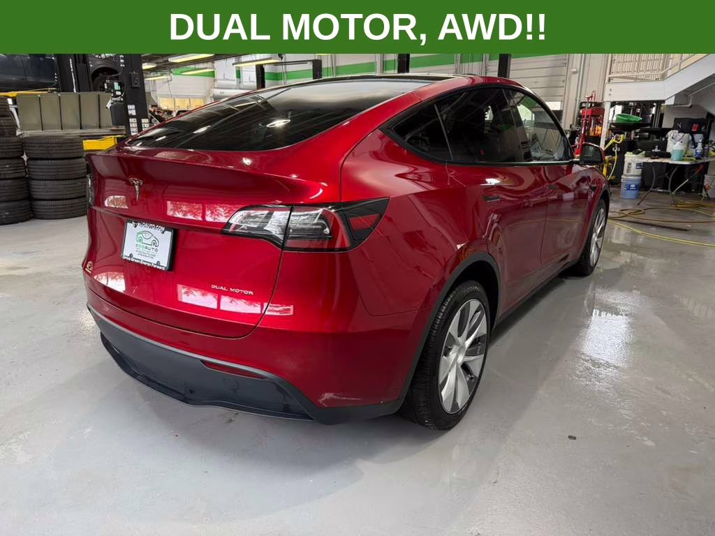 2024 Ultra Red Tesla Model Y Long Range AWD SUV